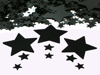  Black Star Confetti